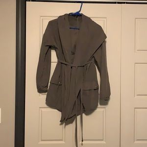 HYFVE hooded tie-waist jacket